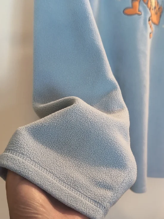 Disney Light Blue Long-Sleeve Tigger Fleece Top - Picture 4 of 5